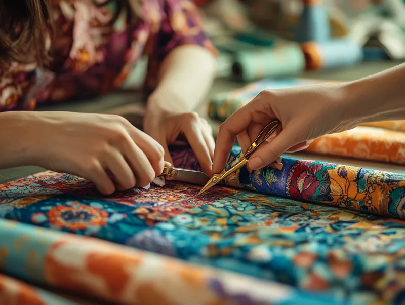 Atelier couture — mains apprenant la couture, Dame en Soi Paris 19e